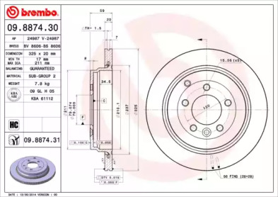 BRECO bs8606 -  Тормозной диск