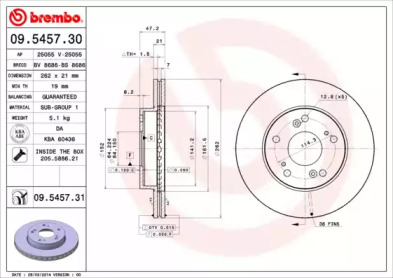 BRECO bs8686 -  Тормозной диск