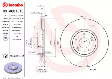 BRECO bs8763 -  Тормозной диск