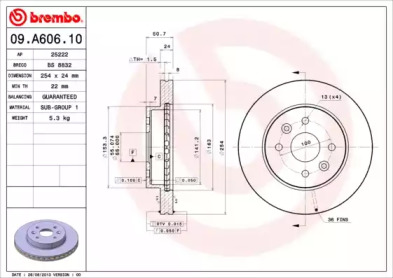BRECO bs8832 -  Тормозной диск