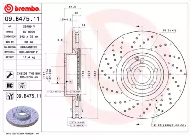BRECO bv9099 -  Тормозной диск