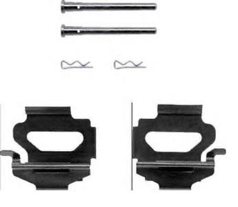 BREMBO a02249 -  Комплектующие, колодки дискового тормоза