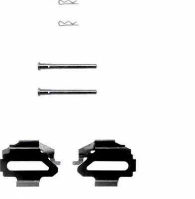 BREMBO a02253 -  Комплектующие, колодки дискового тормоза