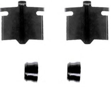 BREMBO a02255 -  Комплектующие, колодки дискового тормоза