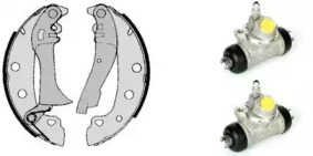 BREMBO h23015 -  Комплект тормозных колодок