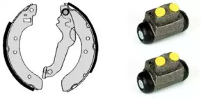 BREMBO h24008 -  Комплект тормозных колодок