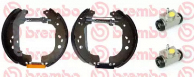 BREMBO k24071 -  Комплект тормозных колодок