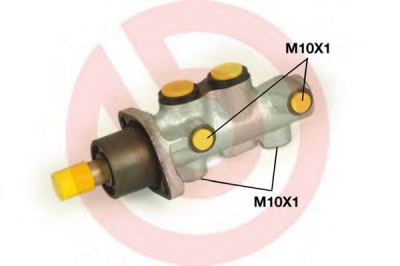 BREMBO m23025 -  Главный тормозной цилиндр