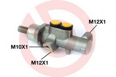 BREMBO m59001 -  Главный тормозной цилиндр