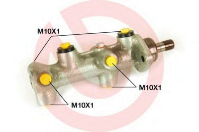 BREMBO m85069 -  Главный тормозной цилиндр