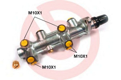 BREMBO m85076 -  Главный тормозной цилиндр