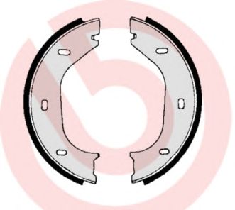 BREMBO s06505 -  Комплект тормозных колодок, стояночная тормозная система