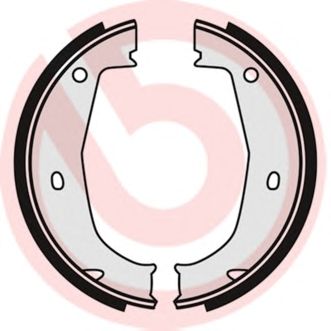 BREMBO s06508 -  Комплект тормозных колодок, стояночная тормозная система