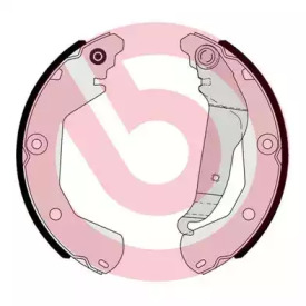 BREMBO s10518 -  Комплект тормозных колодок, стояночная тормозная система