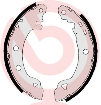 BREMBO s23507 -  Комплект тормозных колодок