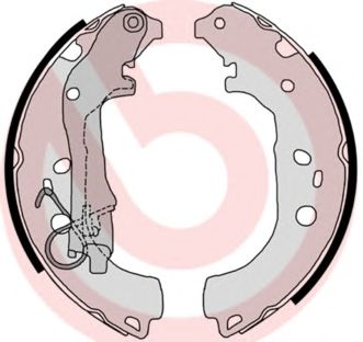 BREMBO s23518 -  Комплект тормозных колодок