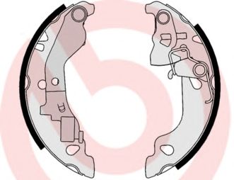 BREMBO s23520 -  Комплект тормозных колодок