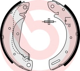 BREMBO s23577 -  Комплект тормозных колодок