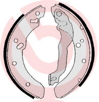 BREMBO s24515 -  Комплект тормозных колодок