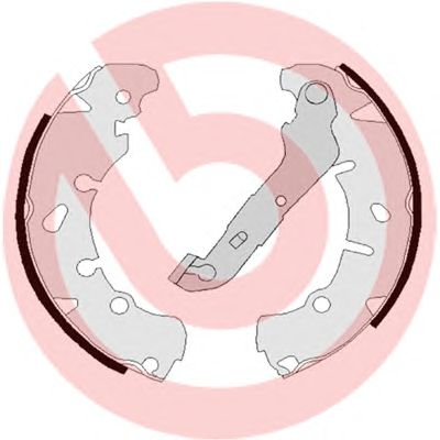BREMBO s24533 -  Комплект тормозных колодок