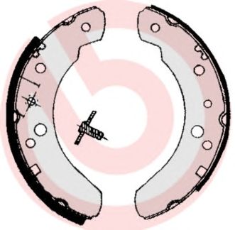 BREMBO s24537 -  Комплект тормозных колодок