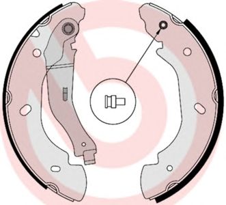 BREMBO s24538 -  Комплект тормозных колодок