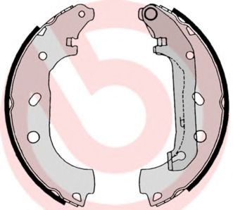BREMBO s24539 -  Комплект тормозных колодок