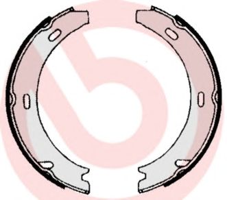 BREMBO s50506 -  Комплект тормозных колодок, стояночная тормозная система