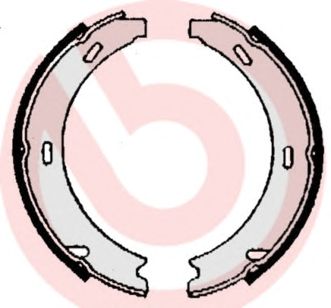 BREMBO s50507 -  Комплект тормозных колодок, стояночная тормозная система