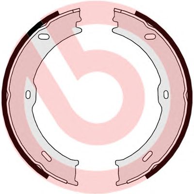 BREMBO s50523 -  Комплект тормозных колодок, стояночная тормозная система