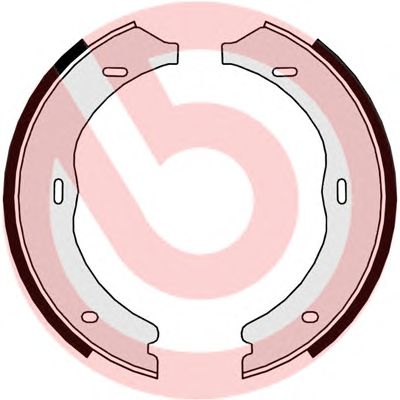 BREMBO s50524 -  Комплект тормозных колодок, стояночная тормозная система