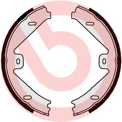 BREMBO s50525 -  Комплект тормозных колодок, стояночная тормозная система