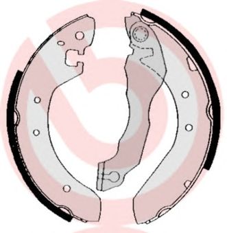BREMBO s52502 -  Комплект тормозных колодок