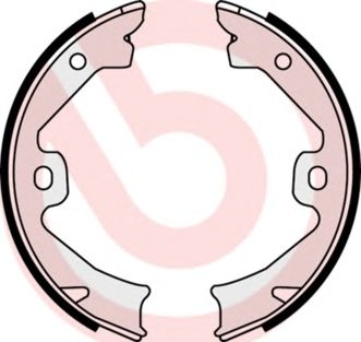 BREMBO s52509 -  Комплект тормозных колодок, стояночная тормозная система