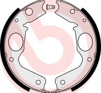 BREMBO s54518 -  Комплект тормозных колодок, стояночная тормозная система