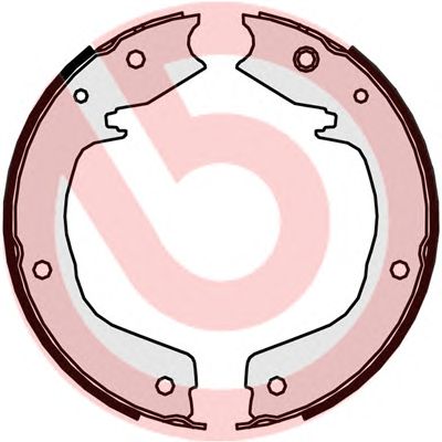BREMBO s54524 -  Комплект тормозных колодок, стояночная тормозная система
