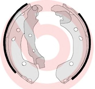 BREMBO s56510 -  Комплект тормозных колодок