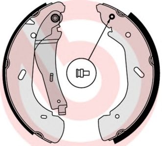BREMBO s56513 -  Комплект тормозных колодок