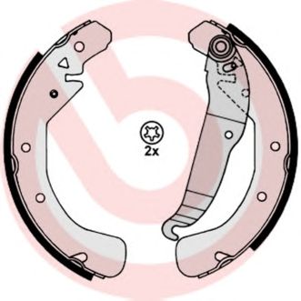 BREMBO s59517 -  Комплект тормозных колодок