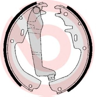 BREMBO s59520 -  Комплект тормозных колодок