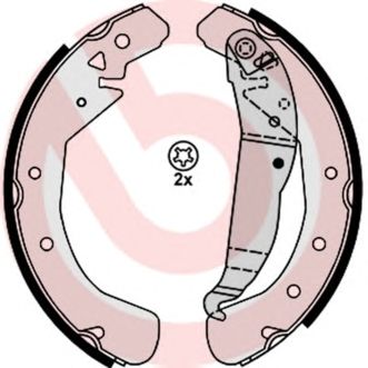 BREMBO s59525 -  Комплект тормозных колодок