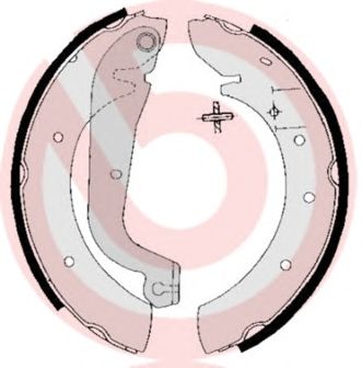 BREMBO s61514 -  Комплект тормозных колодок