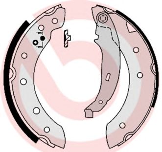 BREMBO s61520 -  Комплект тормозных колодок