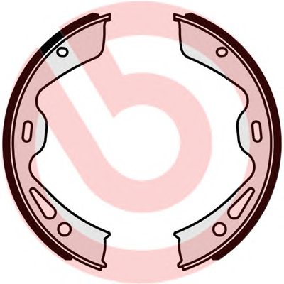BREMBO s65504 -  Комплект тормозных колодок, стояночная тормозная система