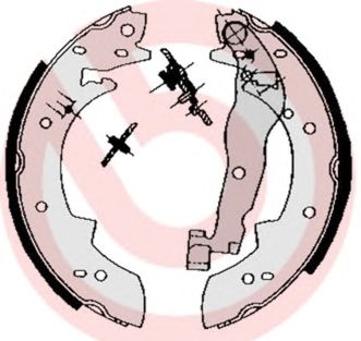 BREMBO s68511 -  Комплект тормозных колодок