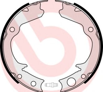 BREMBO s78508 -  Комплект тормозных колодок, стояночная тормозная система