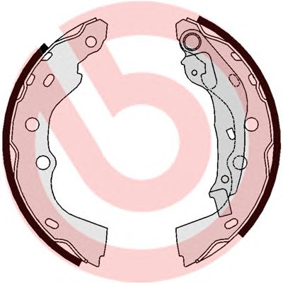BREMBO s78510 -  Комплект тормозных колодок