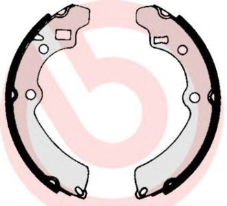 BREMBO s79512 -  Комплект тормозных колодок