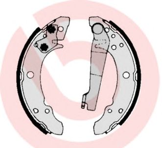 BREMBO s85507 -  Комплект тормозных колодок