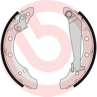 BREMBO s85511 -  Комплект тормозных колодок